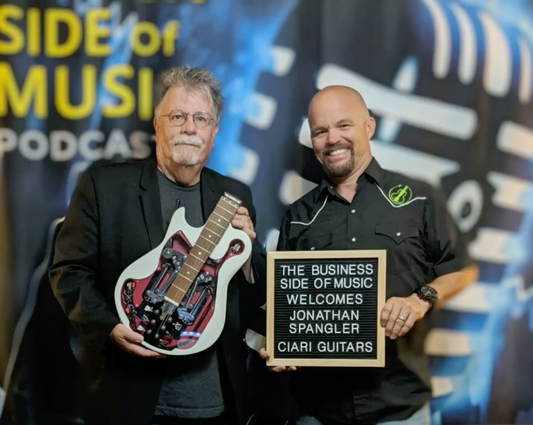 Ciari Guitars featured in The Business Side of Music Podcast