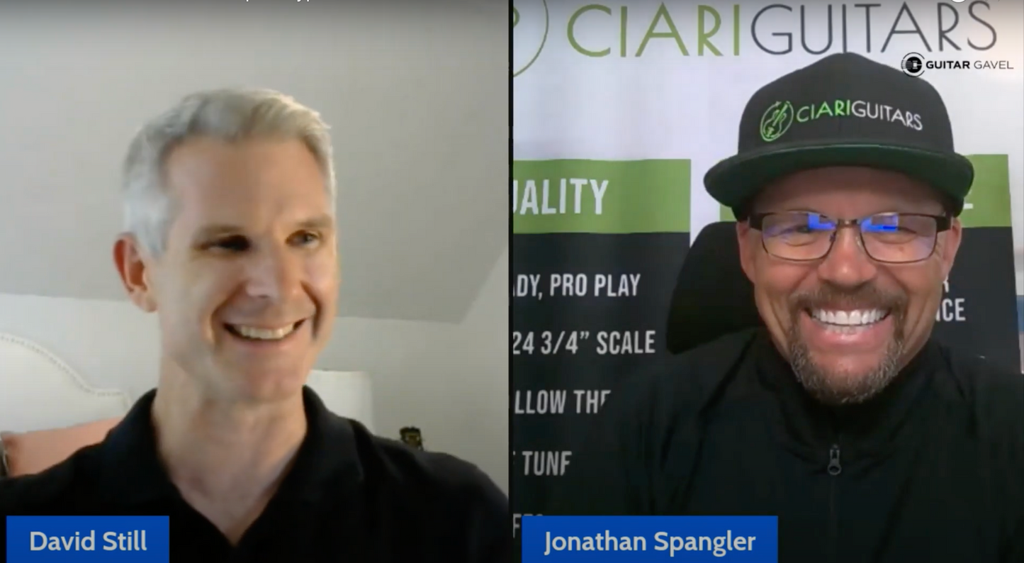 Ciari Guitars on Guitar Gavel Podcast: From the first prototype to now