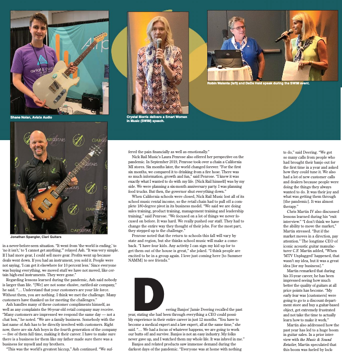 Ciari Guitars featured in the Music & Sound Retailer