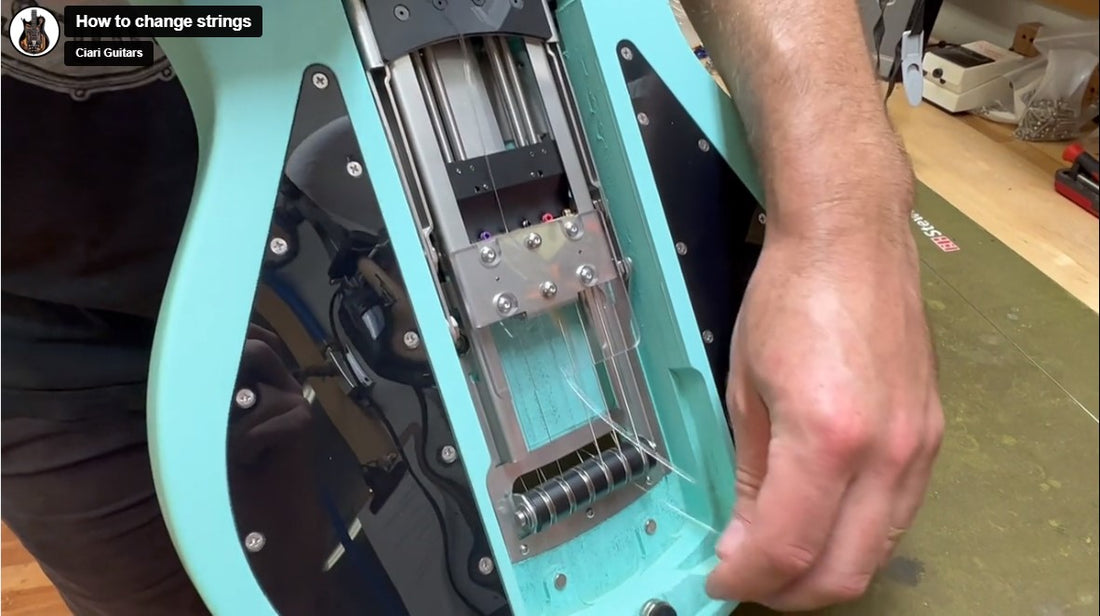 How to Change a String on the Ciari Ascender Standard Guitar